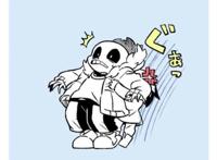 frisk和sans本子(sans淦frisk)之fellsans受图