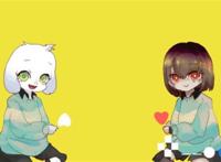 同人本子传说之下小羊咬chara的奶