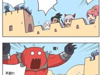 王者荣耀漫画:魔种突然袭击长城，全城开始警戒！