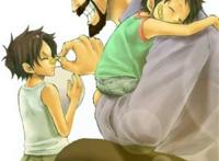 海贼王 卡普 艾斯 路飞