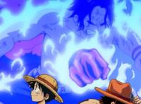 海贼王 路飞 艾斯!