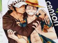 路飞罗cp车 路飞和罗漫图