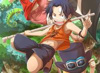 一张海贼王路飞艾斯萨博三兄弟卖萌高清图