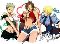 海贼王腐漫之山治索隆一起玩路飞