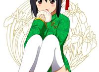 动漫人物配上中国旗袍