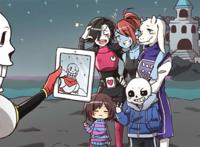 papy小天使 梅塔顿 羊妈 frisk sans 鱼姐undyne