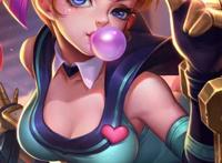 王者荣耀壁纸:孙尚香吃泡泡糖咯