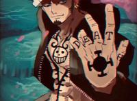 海贼王特拉法尔加·D·瓦铁尔·罗手绘壁纸