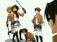 进击的巨人 二次元 同人 插画