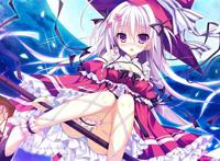 ass cleavage dress escu:de game_cg garter hanabishi_honoka panic