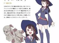 《小魔女学园》设定图