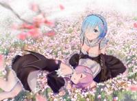 雷姆拉姆图片:《re:从零开始的异世界生活》女仆姐妹同人图片