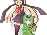 我的世界怪物娘化美图 二次元下的mc 我的世界怪物娘化美图 二次元下的mc