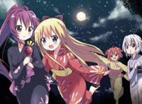 摇曳百合穿和服的图片