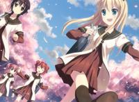 《摇曳百合》漫画桌面壁纸