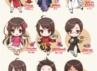 黑塔利亚 aph axis powers- hetalia 亚细亚