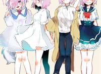 【p站】何着ても似合うマシュを引っ张り回して着せ替え人形