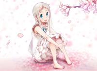 《我们仍未知道那天所看见的花的名字》本间芽衣子 P站插画