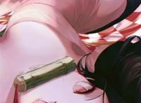 鬼灭之刃のエロ本中文祢豆子 #壁纸