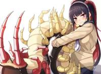 动物娘化 把蜈蚣画成美少女