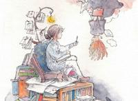 日本插画师mina kawai作品.