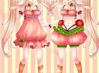 草莓蛋糕 美味的蛋糕(拟人)