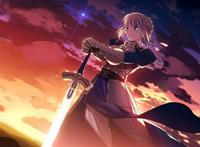 《fatestay night》中的saber桌面壁纸