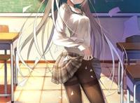 银发白发动漫美少女壁纸图片