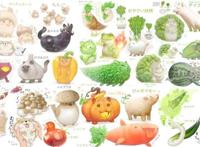 日本插画师 ぽん蔬菜 野菜成精