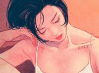 zipcy韩国情侣插画情侣头像