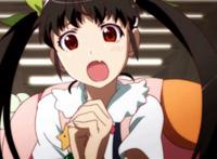 伪物语 八九寺 很可爱?(゜▽^*))