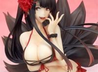 《碧蓝航线》赤城手办 妹子穿比基尼展示傲人胸围