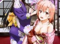 《我的青春恋爱物语果然有问题》里女主角之一的雪之下雪乃浴衣手办