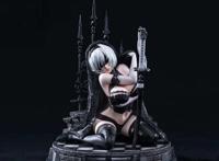 一款色气满满的2B小姐姐雕像