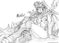 撸啊撸英雄娘化铅笔作品欣赏