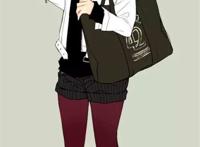 短发娘 二次元 女生 