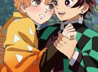 炭治郎全员后宫 鬼灭之刃原作画风同人图