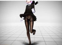 【mmd】弱音-lupin haku的铁壁短裙