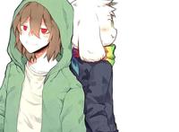 sans位的猹和papy位的小羊