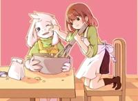 传说之下 同人图*猹和小羊*