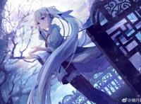 初音未来『2018雪miku』画师:樾月酱