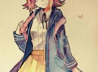 七海千秋 原创 手绘 同人 水彩