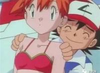 动漫《宠物小精灵》中女主泳装照