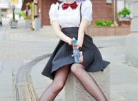 粗点心战争枝垂萤白皙靓丽同人cosplay