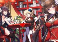 碧蓝航线:俾斯麦及天城新旗袍皮肤