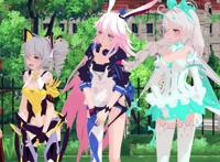 【崩坏3mmd】你们三个够了啊!芽衣的屁股只有我能拍!