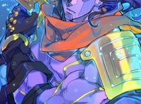 这样的插画也太酷了吧,来jojo的奇妙冒险