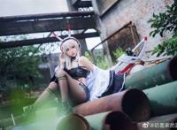 凌波 柚：@奶盖家的蓝【cos正片】 碧蓝航线 凌波 柚