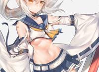 p站美图&画师分享 碧蓝航线-柚&柚-改 