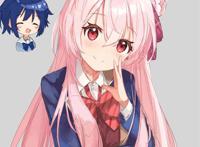 动漫美图:可爱又坚强的粉发少女,其中少不了松坂砂糖!